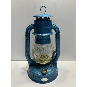 VINTAGE Dietz Blue Lantern NO.8 Air Pilot Outdoor Camping Storm Kerosine